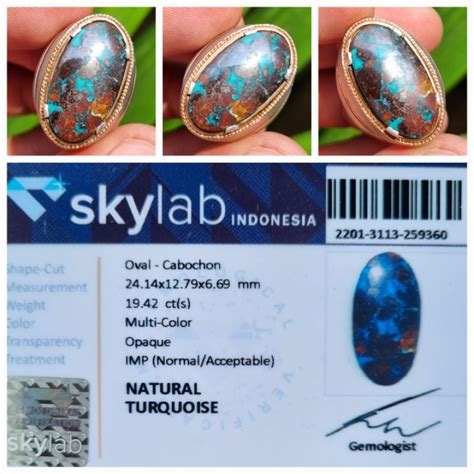 Jual Natural Pirus Persia Multi Color Turquoise Iran Memo Crt