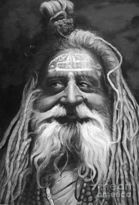 Sadhu India Painting, Fine Art Painting, Oil Painting, Paintings For ...