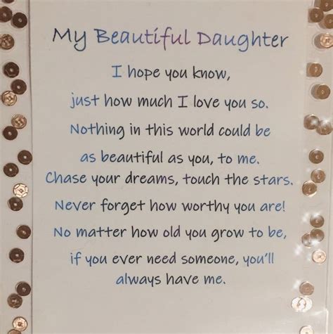 I Love You Daughter Poems