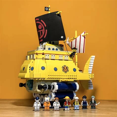 Legao Moc One Piece Sunshine Meri Hydra Pirate Ship Building Blocks