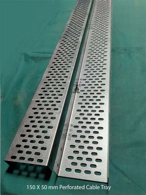 Stainless Steel Pre Galvanized X Mm Perforated Cable Tray For