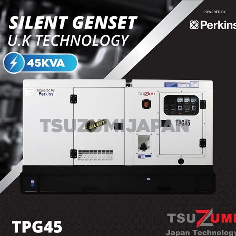 Jual Genset 45 Kva Silent Perkins Stamford Original By Tsuzumi Japan