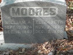 William A Moores 1824 1867 Find A Grave Memorial