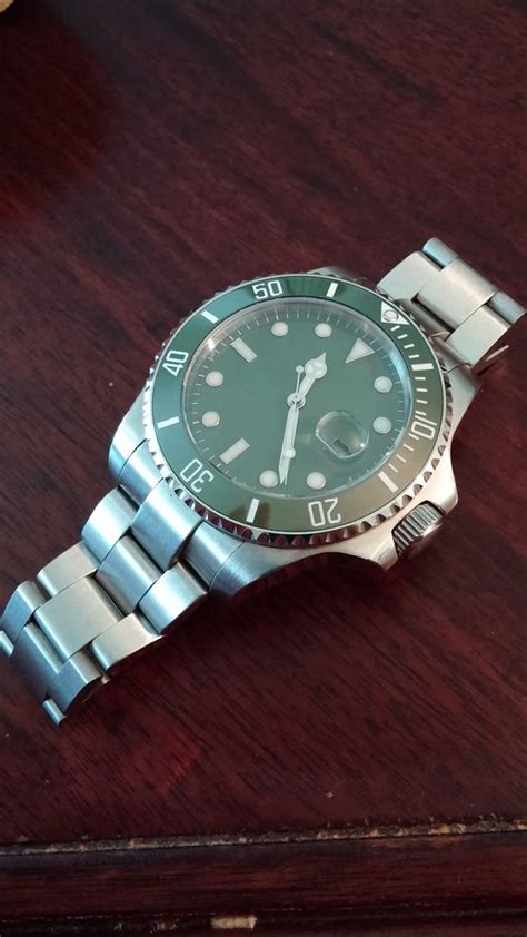 FS Parnis Sub Hulk Homage Sterile Automatic Sapphire Crystal Ceramic