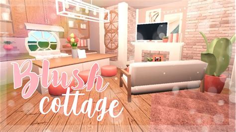 Bloxburg Blush Cottage Speedbuild Youtube