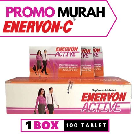 ENERVON C ACTIVE BOX DUS Murah Shopee Indonesia