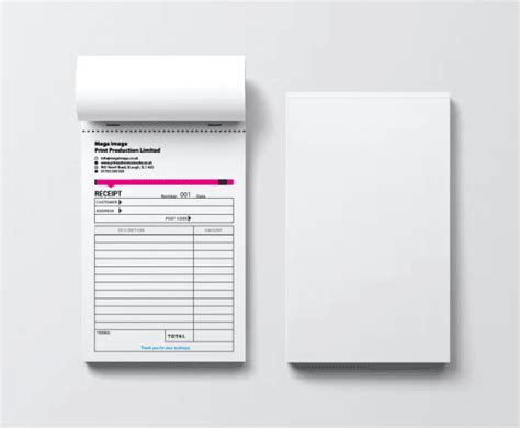 Personalised Ncr Receipt Pads Books Printedinvoicebooks