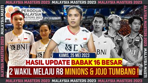 Hasil Update Babak 16 Besar Malaysia Masters 2023 Hari Ini 4 Wakil