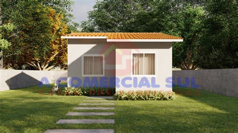 Casa Alvenaria 40M² A Comercial Sul Casas Pré Fabricadas Casas