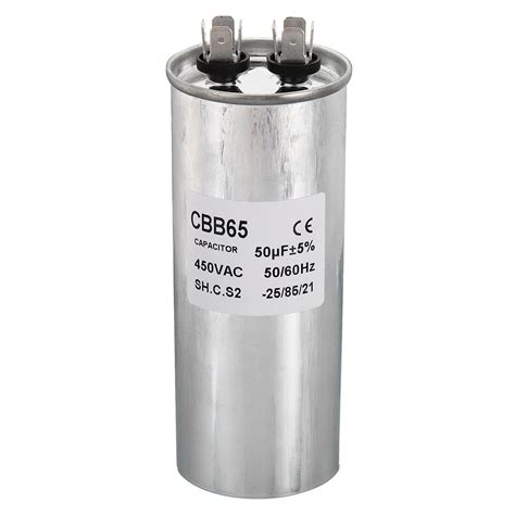 Uxcell Cbb Uf Run Capacitor Mfd Pcs Ac V Aluminum Case With