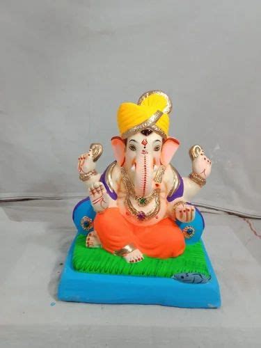 Multicolor Shadu Mitti Eco Friendly Ganesh Idols Inches To Feets