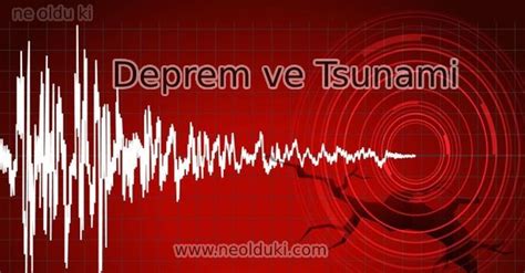 DEPREM ve TSUNAMİ Hakkında Bilinmesi Gerekenler NE OLDU Kİ