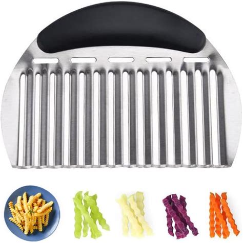 Potato Carrot Vegetable Crinkle Wavy Chopper Cutter Blade