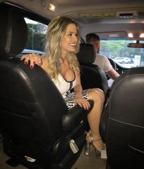 Cleavage In The Car Porn Pic