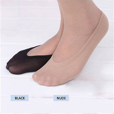 Pairs Pop Socks Sexy Simple Ultra Thin Footsies Short Nylon Stockings