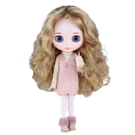 Jess Premium Custom Neo Blythe Doll With Blonde Hair White Skin Matte Cute Face This Is