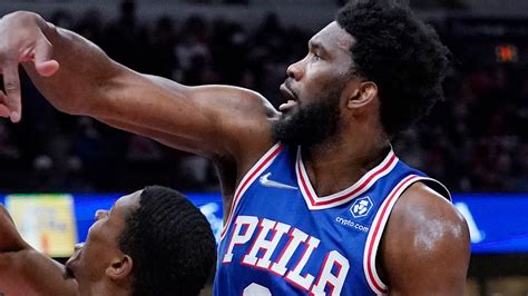 Joel Embiid Dominates With 40 Point Double Double For Philadelphia 76ers In Win Over Chicago