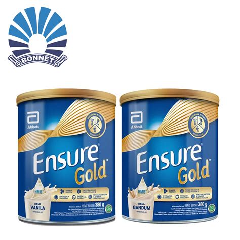 Jual Ensure Gold HMB Vanila Gandum 380 G Susu Nutrisi Dewasa Rendah