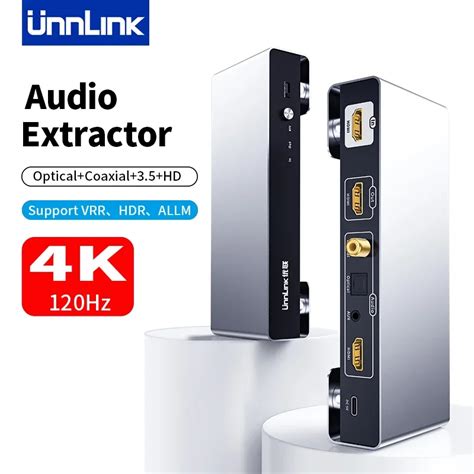 Unnlink 4 K120hz Bogen Hdmi Audio Extraktor Hdmi Zu Hdmi Koaxial