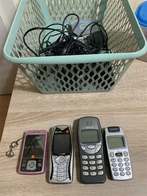 LOT TÉLÉPHONE PORTABLE Nokia Alcatel Sagem Sony Ericsson VENDU