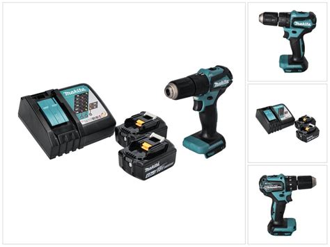 Akulööktrell Makita DHP 483 RG 18 V 40 Nm 2x akut 6 0 Ah laadija