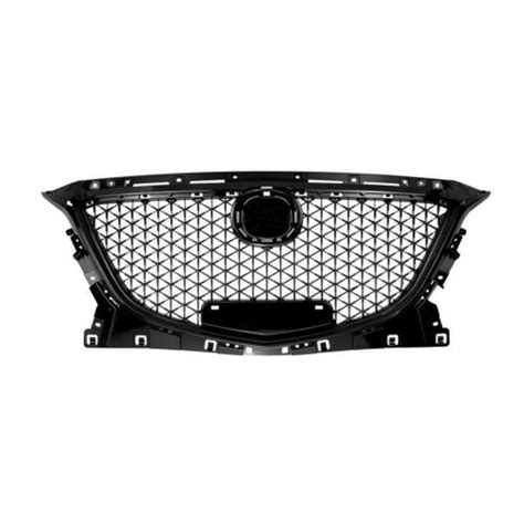 Front Bumper Grille Honeycomb Grill Cover Mesh For Mazda 3 Axela 2014