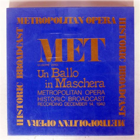 Yahoo Verdi Un Ballo In Maschera Rca Red