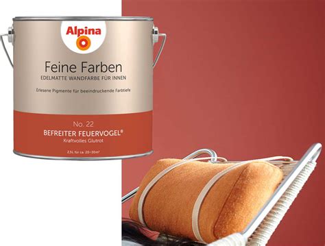 Diy Umstyling Mit Alpina Feine Farben No Befreiter Feuervogel