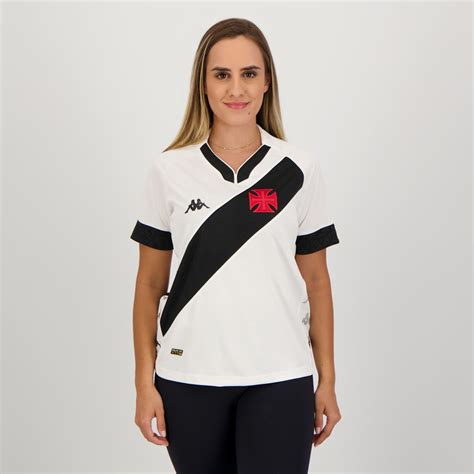 Camisa Kappa Vasco Ii Feminina Futfanatics