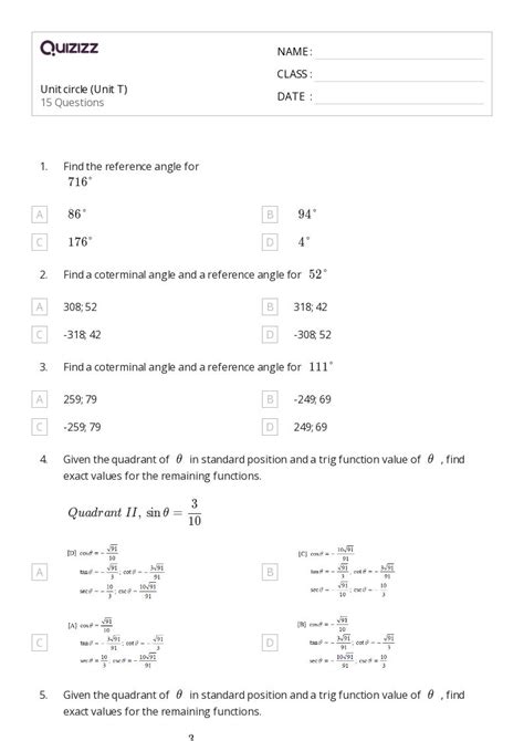 50 Graph Sine Functions Worksheets On Quizizz Free And Printable