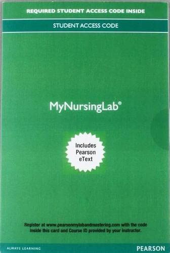 Nursing A Concept Based Approach To Learning Volumes 1 3 MyLab