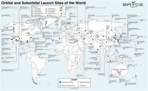 Mapping the World's Rocket Launch Sites - full size