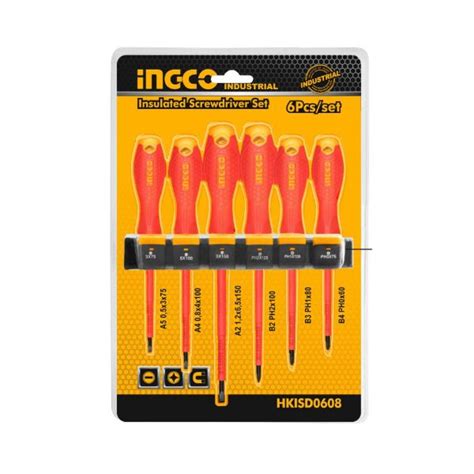 ABC ABRASIVES ABRASIVES INDUSTRIAL TOOLS INGCO 6 PCS INSULATED