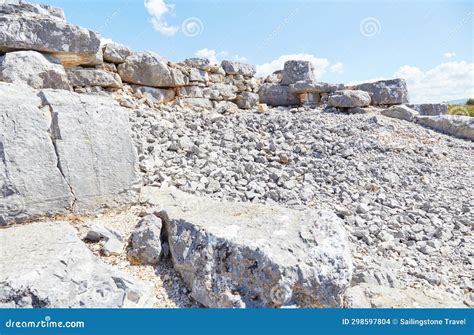 The Cyclopean Walls Of Daorson Outside Of Stolac Bosnia And