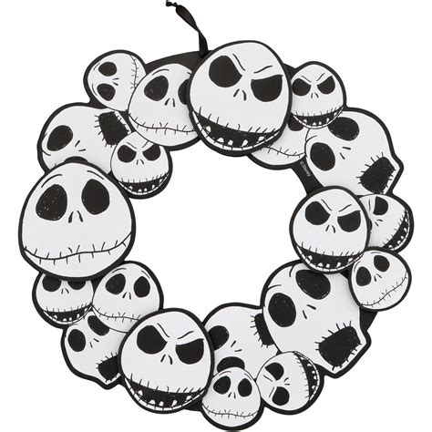 Seasons The Night Before Christmas Jack Skellington Halloween Wreath