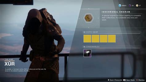 D2 Xur S Location And Inventory For The 16th Of December Tower