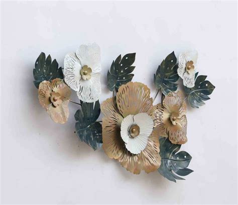 Buy Iron Leaf Flower Metal Wall Art at 51% OFF Online | Wooden Street