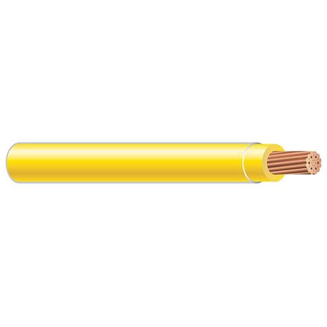 Southwire Building Wire XHHW Copper 12 AWG 1C Yellow Stranded