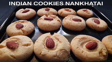 Nan Khatai Recipe Easy Indian Cookies Nan Khatai Biscuit Indian Cookies Indian Bakery