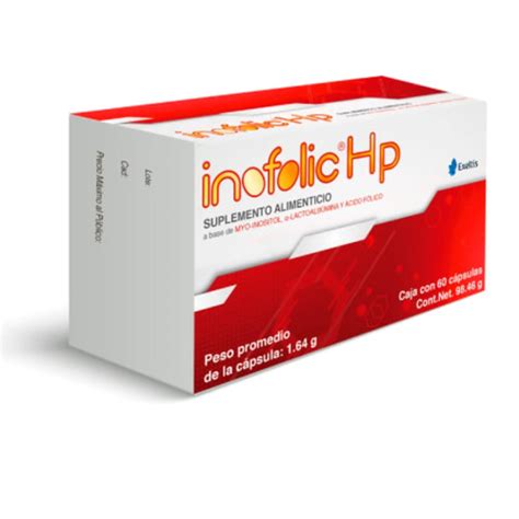 Inofolic Hp Sup Alim 60caps 984g Farma Leal