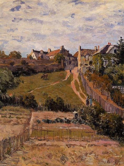 Reprodu Es De Pinturas O Caminho De Eleva O Por Alfred Sisley