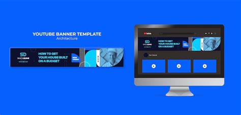 Premium Psd Architecture Project Youtube Banner Template