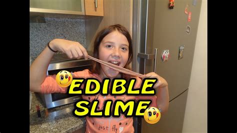 Yummy Edible Slime Νοστιμο Slime Youtube