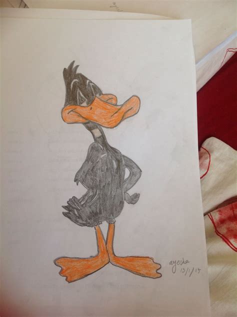 My drawing of Daffy Duck | Drawings, Amazing art, Art