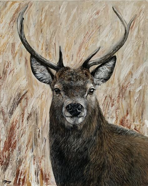 Presence - The Stag by Sandra Breeze | Art2Arts