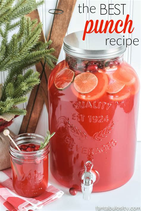 The BEST Punch Recipe - Easy and Favorite of all Fruit Punch Recipes!