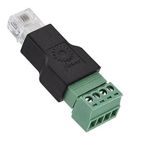 Adaptador Rj Terminal Tornillo Pack Cuotas Sin Inter S