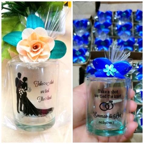 shot glass souvenirs shotglass giveaway wedding souvenir debut souvenir christening souvenir ...