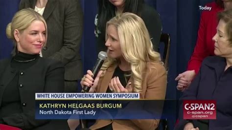 White House Empowering Women Symposium - First Lady Kathryn Burgum ...