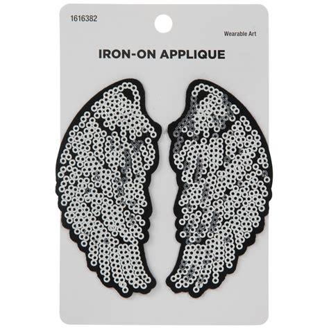 Wings Sequin Iron On Patches Hobby Lobby